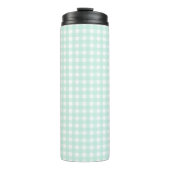 Faye en Lauren Green Gingham Thermosbeker (Voorkant)