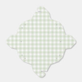 Faye en Lauren Green Plaid Bedankdoosjes (Uitgevouwen)