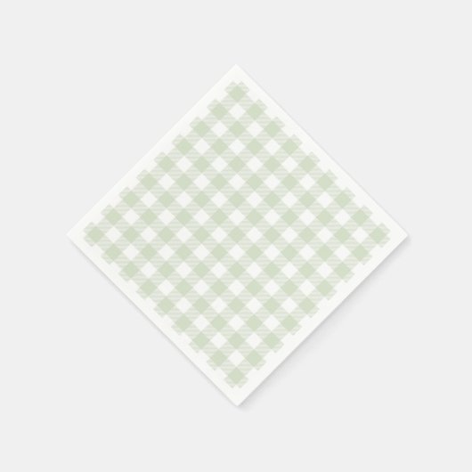 Faye en Lauren Green Plaid Servet (Hoek)