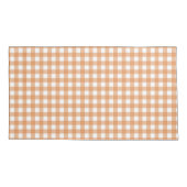 Faye en Lauren Herfst Gingham Kussensloop (Achterkant-Links)
