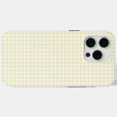 Faye en Lauren Lemon Yellow Gingham Case-Mate iPhone Case (Achterkant (horizontaal))
