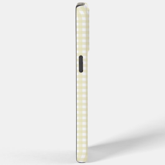 Faye en Lauren Lemon Yellow Gingham Case-Mate iPhone Case (Achterkant / Rechts)