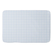 Faye en Lauren Light Blue Gingham Badmat (Voorkant)