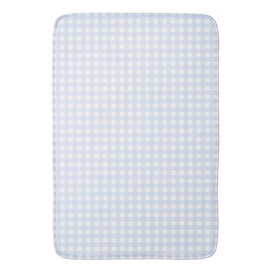 Faye en Lauren Light Blue Gingham Badmat (Voorkant Verticaal)