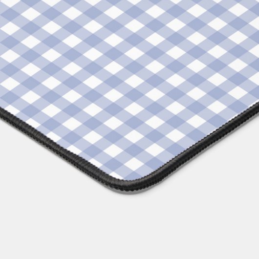 Faye en Lauren Light Blue Gingham Bureaumat (Hoek)