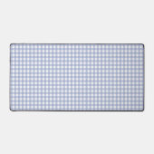 Faye en Lauren Light Blue Gingham Bureaumat (Voorkant)