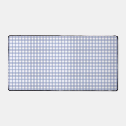 Faye en Lauren Light Blue Gingham Bureaumat (Voorkant)