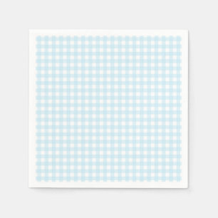 Faye en Lauren Light Blue Gingham Servet