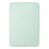 Faye en Lauren Light Green Gingham Badmat (Voorkant Verticaal)