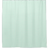 Faye en Lauren Light Green Gingham Douchegordijn (Voorkant)