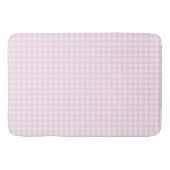 Faye en Lauren Light Pink Gingham Badmat (Voorkant)
