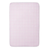 Faye en Lauren Light Pink Gingham Badmat (Voorkant Verticaal)