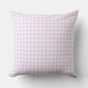 Faye en Lauren Light Pink Gingham Kussen