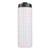 Faye en Lauren Multicolor Gingham Thermosbeker (Voorkant)