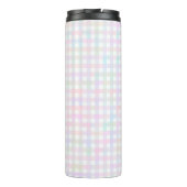 Faye en Lauren Multicolor Gingham Thermosbeker (Achterkant)