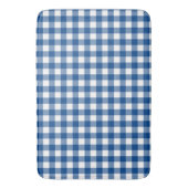 Faye en Lauren Navy Blue Plaid Badmat (Voorkant Verticaal)