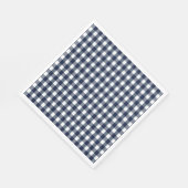 Faye en Lauren Navy Gingham Servet (Hoek)