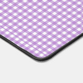 Faye en Lauren Paars Gingham Bureaumat (Hoek)