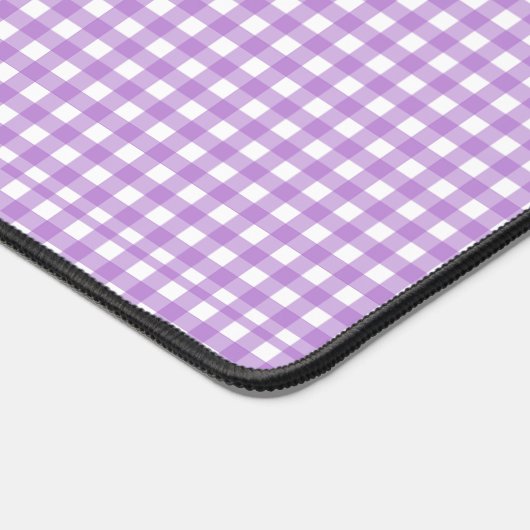 Faye en Lauren Paars Gingham Bureaumat (Hoek)