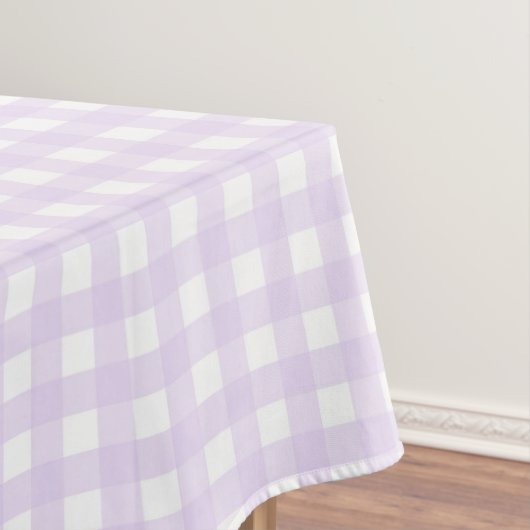 Faye en Lauren Paars Gingham Tafelkleed (Voorbeeld)