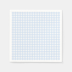 Faye en Lauren Pastel Blue Gingham Servet