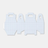 Faye en Lauren Pastel Gingham Blaadjes Bedankdoosjes (Uitgevouwen)