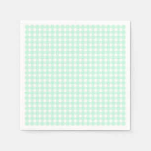 Faye en Lauren Pastel Gingham Green Servet