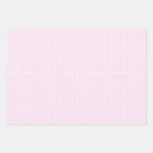 Faye en Lauren Pastel Gingham in drie heldere kleu Inpakpapier Vel (Voorkant)