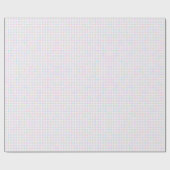 Faye en Lauren Pastel Gingham Multicolor Cadeaupapier (Vlak)