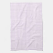 Faye en Lauren Pastel Paars Gingham Theedoek (Verticaal)
