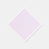 Faye en Lauren Pastel Paarse Gingham Servet (Hoek)