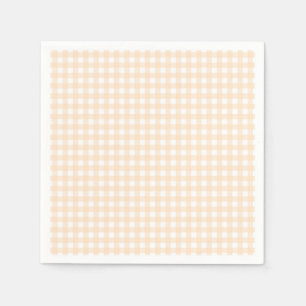 Faye en Lauren Peach Gingham Servet