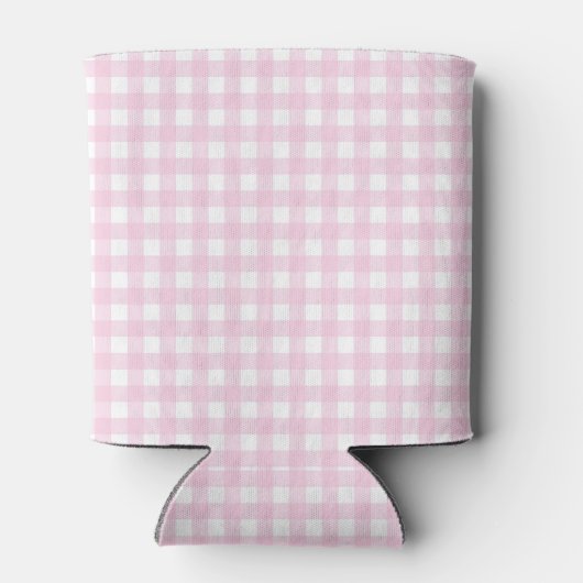 Faye en Lauren Pink Gingham Blikjeskoeler (Achterkant)