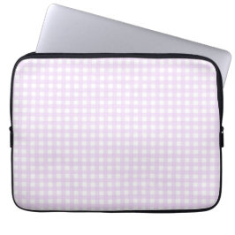 Faye en Lauren Pink Gingham Laptop Sleeve