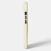Faye en Lauren Soft Yellow Gingham Case-Mate iPhone Case (Achterkant / Links)