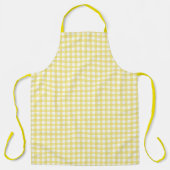 Faye en Lauren Yellow Gingham Schort (Voorkant)