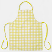 Faye en Lauren Yellow Gingham Schort (Voorkant)
