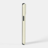 Faye en Lauren Zachte Gele Gingham iPhone 15 Case (Rechterkant)