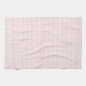Faye en Pastel Pink Gingham Theedoek (Horizontaal)