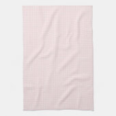Faye en Pastel Pink Gingham Theedoek (Verticaal)