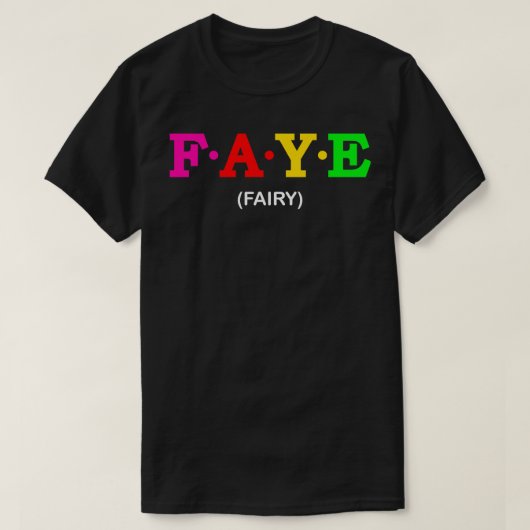 Faye Fairy 1 T-shirt (Design voorkant)