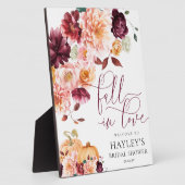 Faye Herfst in liefde Vrijgezellenfeest welkomstbo Fotoplaat (Zijkant)