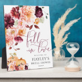 Faye Herfst in liefde Vrijgezellenfeest welkomstbo Fotoplaat (Zijkant)