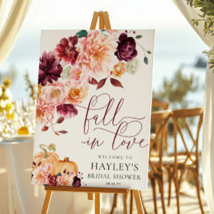 Faye Herfst in liefde Vrijgezellenfeest welkomstbo Poster