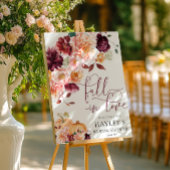 Faye Herfst in liefde Vrijgezellenfeest welkomstbo Poster