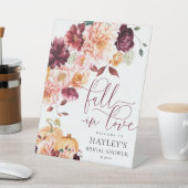 Faye Herfst in liefde Vrijgezellenfeest welkomstbo Reclamebord Met Voetstuk (Insitu)