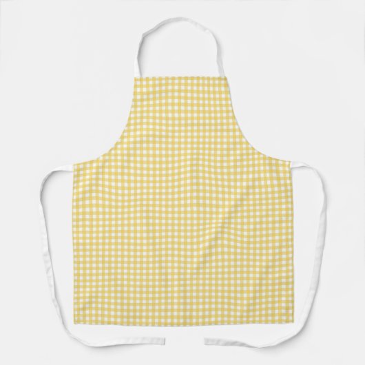 Faye & Lauren Yellow Gingham Schort (Voorkant)