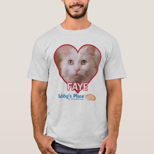 Faye - Mannen Basic Tee Shirt (Voorkant)