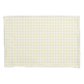 Faye Yellow Gingham Kussensloop (Voorkant)