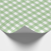 FayeandLauren Green Classic Buffalo Pset Pattern Cadeaupapier (Hoek)